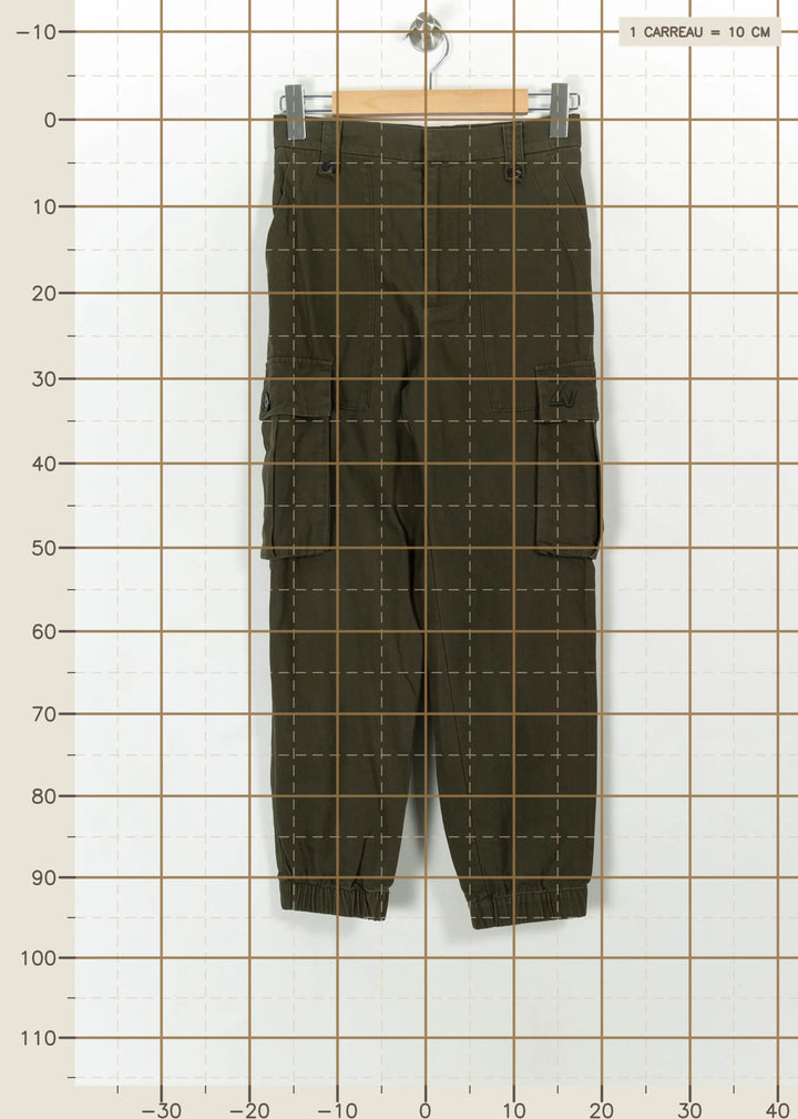 Pantalon Cargo Vert - Taille XS/34 de la marque Zadig&Voltaire | PARAD113622 - Vendu par Paradigme - Image 4