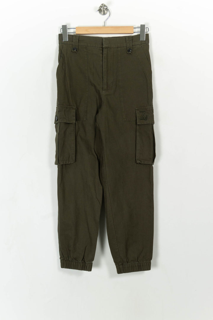 Pantalon Cargo Vert - Taille XS/34 de la marque Zadig&Voltaire | PARAD113622 - Vendu par Paradigme - Image 2