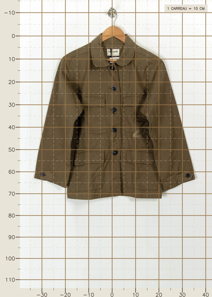 Veste Verte - Taille XS/34 de la marque Zadig&Voltaire | PARAD113623 - Vendu par Paradigme - Image 4