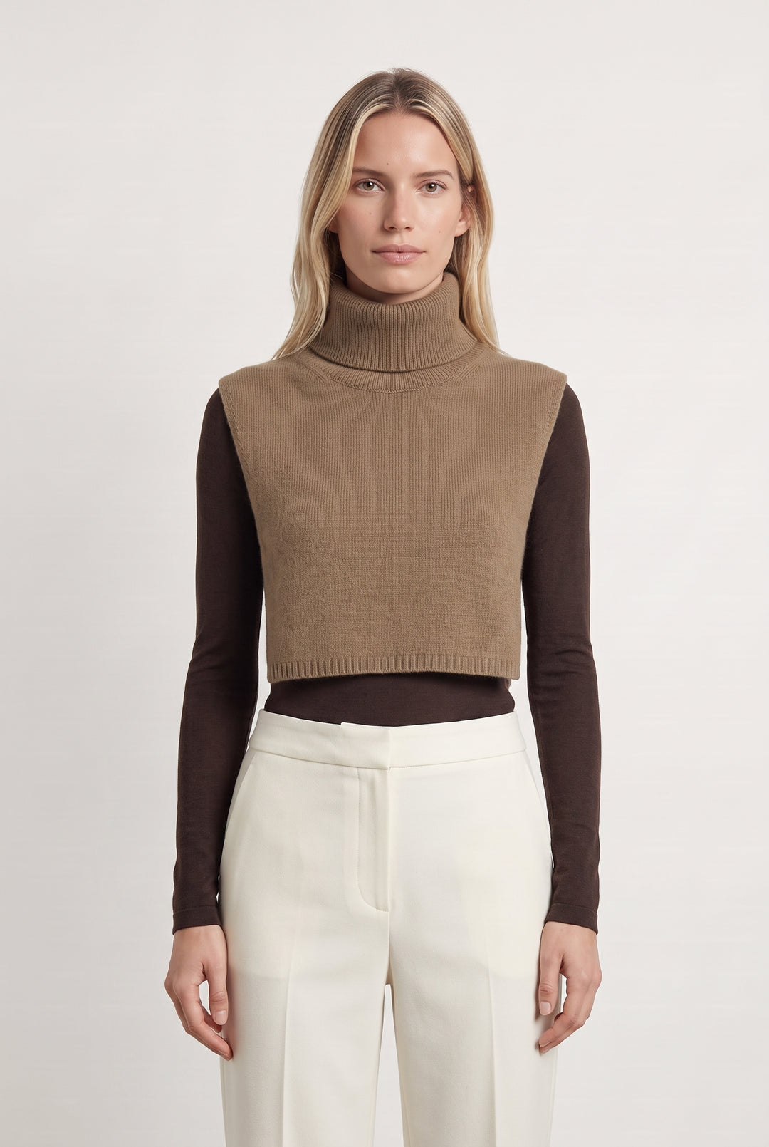 Col Cheminée Marron - Taille T.U. de la marque The Kooples | PARAD113624 - Vendu par Paradigme - Image 1