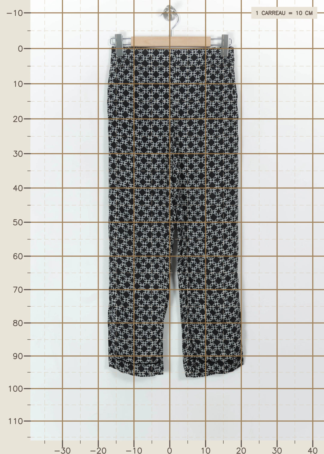 Pantalon Noir et Blanc - Taille XS/34 de la marque The Kooples | PARAD113625 - Vendu par Paradigme - Image 4