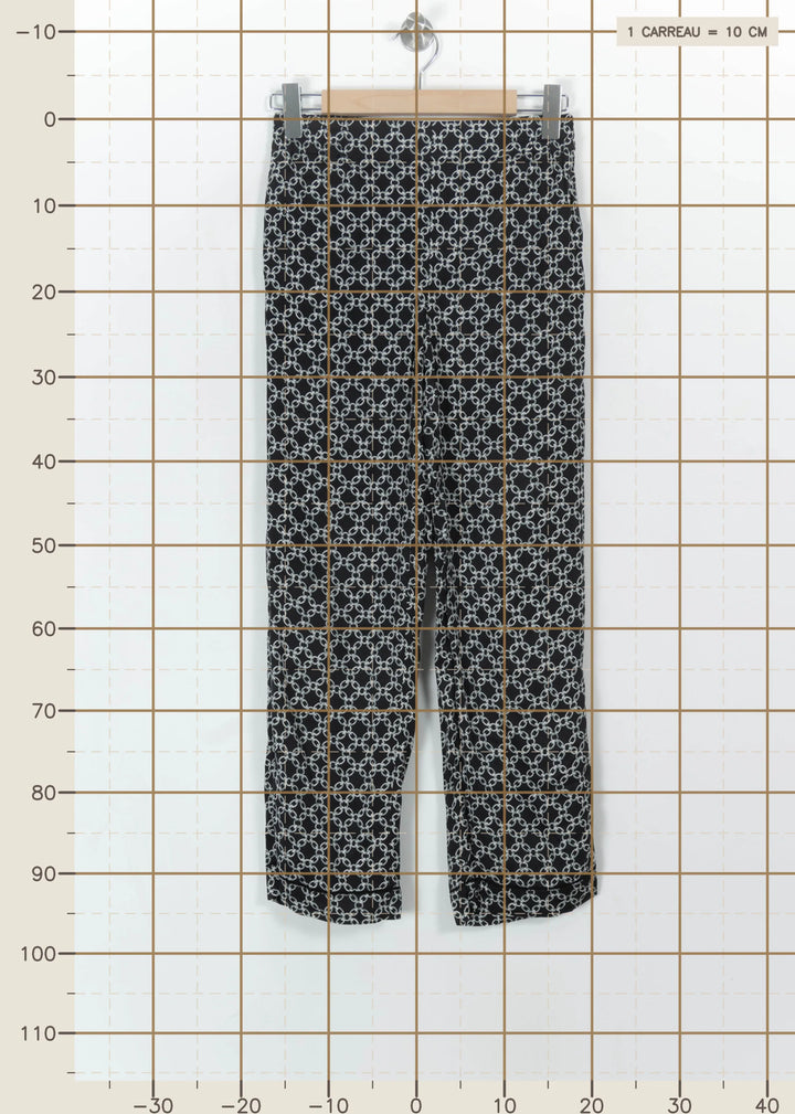 Pantalon Noir et Blanc - Taille XS/34 de la marque The Kooples | PARAD113625 - Vendu par Paradigme - Image 4