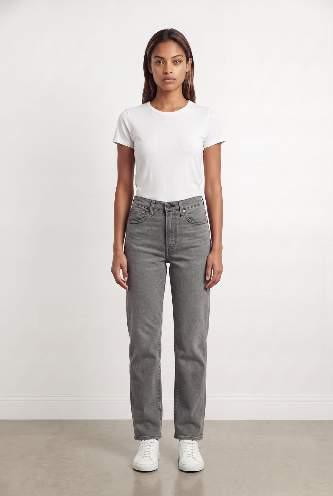 Jean Droit Gris - Taille XS/34 de la marque Levi's | PARAD113627 - Vendu par Paradigme - Image 1