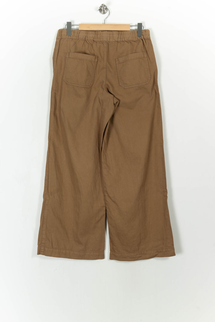 Pantalon Large Marron - Taille L/40 de la marque Maison 123 | PARAD113630 - Vendu par Paradigme - Image 5
