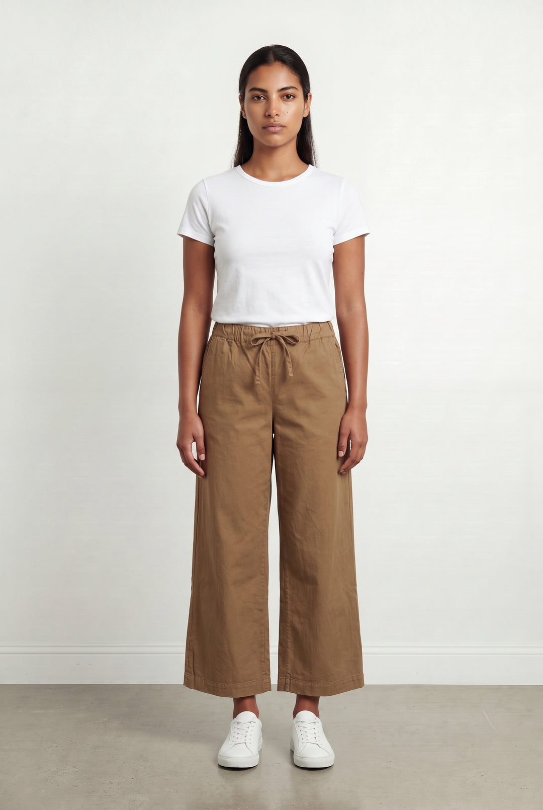 Pantalon Large Marron - Taille L/40 de la marque Maison 123 | PARAD113630 - Vendu par Paradigme - Image 1