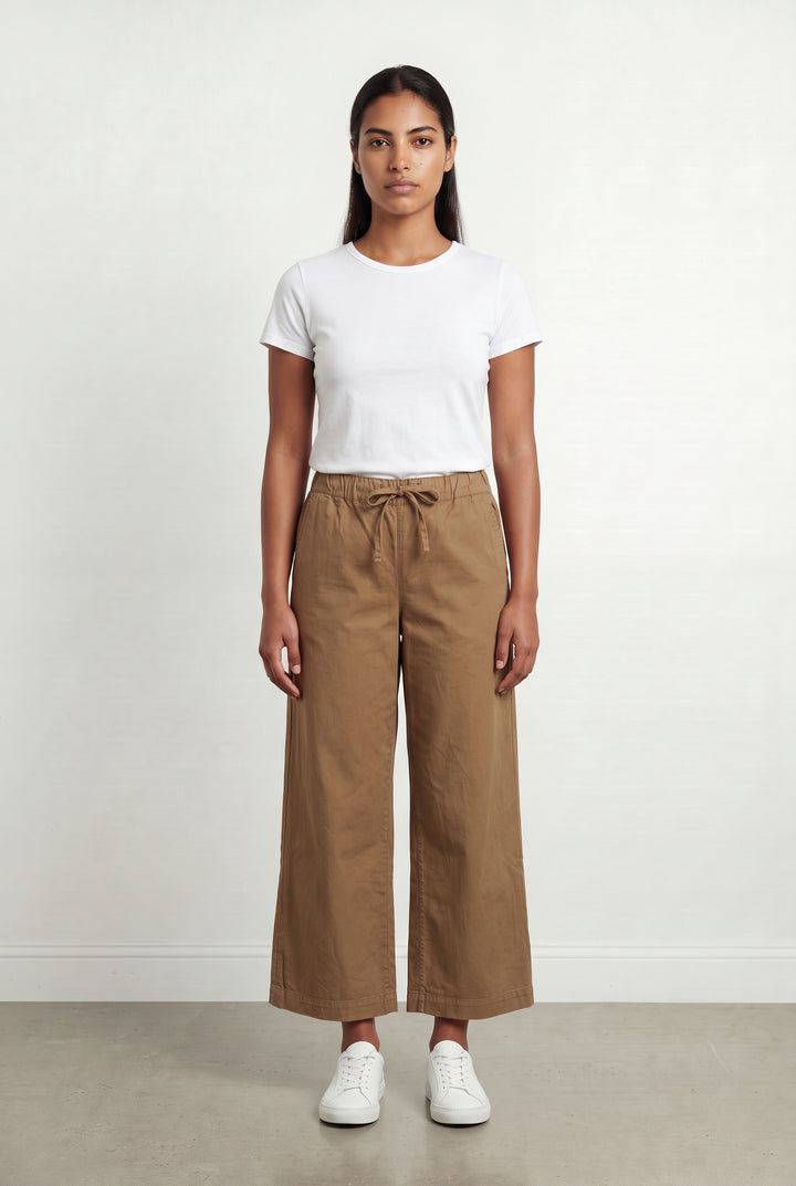 Pantalon Large Marron - Taille L/40 de la marque Maison 123 | PARAD113630 - Vendu par Paradigme - Image 1