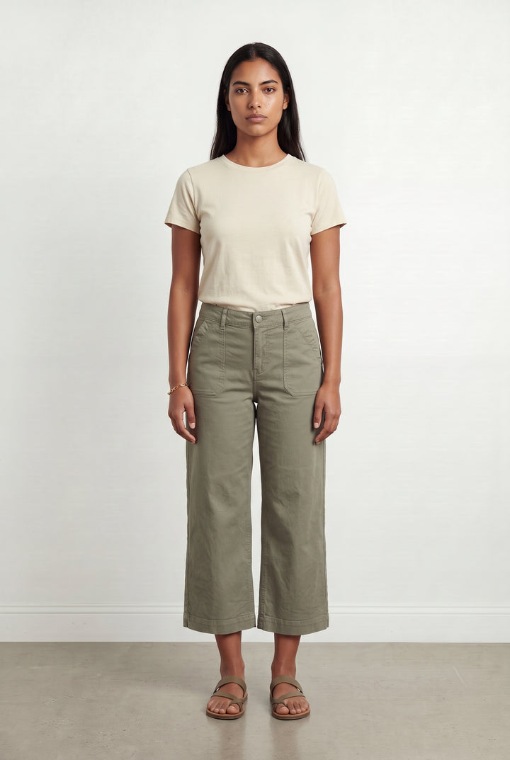 Pantalon Chino Vert - Taille L/40 de la marque Maison 123 | PARAD113631 - Vendu par Paradigme - Image 1