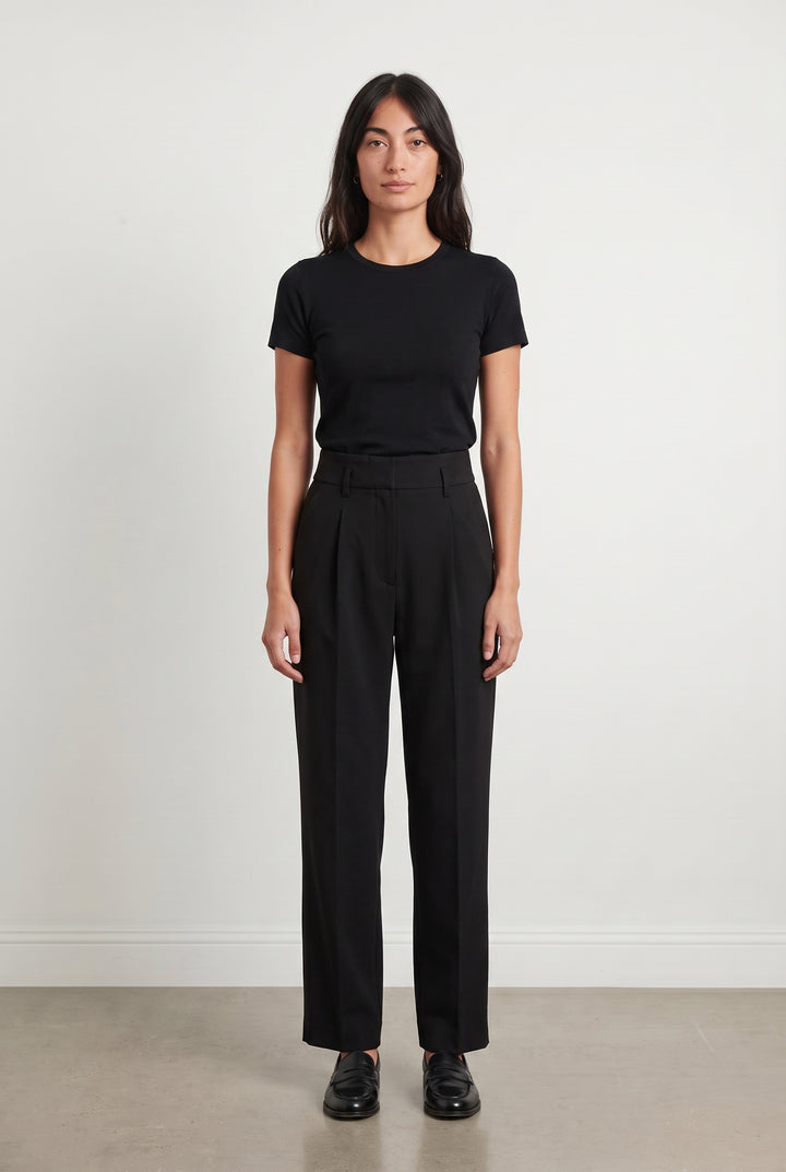 Pantalon Noir - Taille S/36 de la marque Caroll | PARAD113632 - Vendu par Paradigme - Image 1