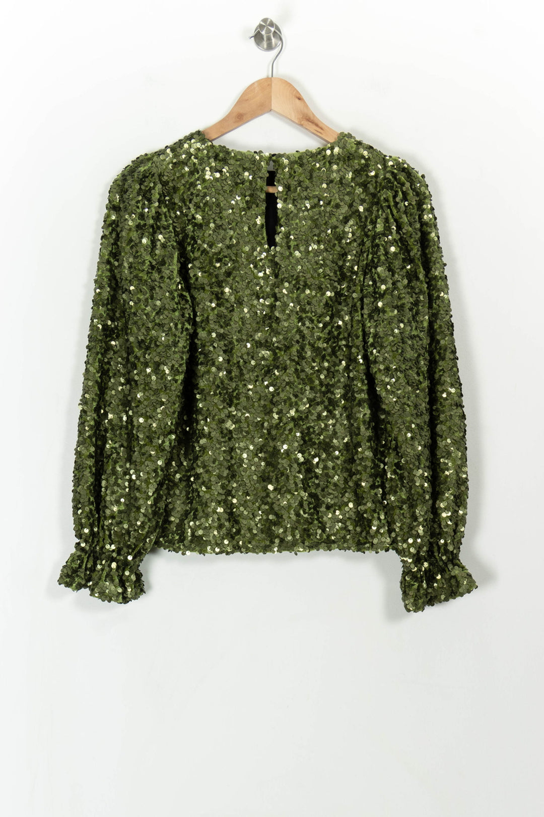 Blouse Verte - Taille S/36 de la marque Sézane | PARAD113635 - Vendu par Paradigme - Image 5