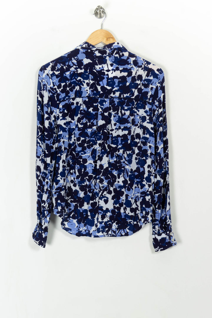 Chemise Fleurie Bleue et Blanche - Taille S/36 de la marque Suncoo | PARAD113636 - Vendu par Paradigme - Image 5