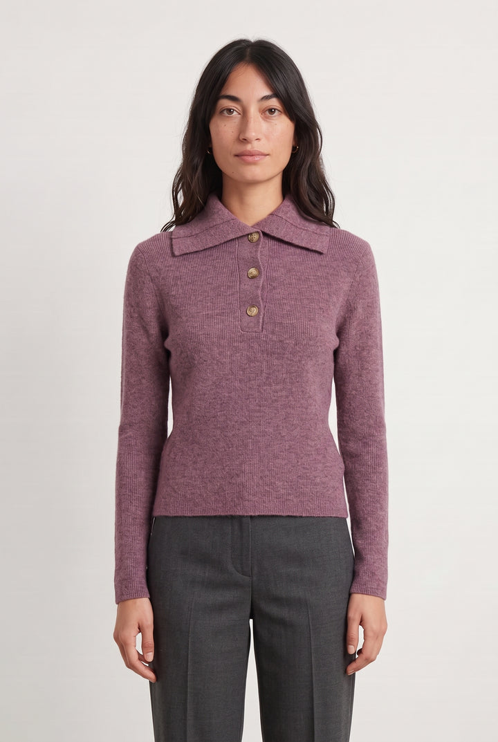Pull Violet - Taille S/36 de la marque Suncoo | PARAD113637 - Vendu par Paradigme - Image 1