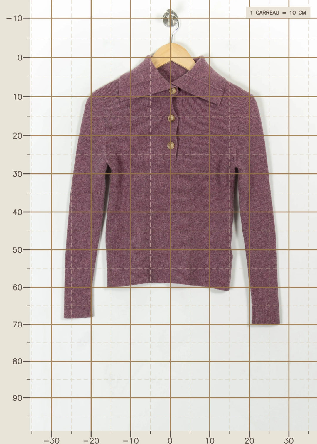 Pull Violet - Taille S/36 de la marque Suncoo | PARAD113637 - Vendu par Paradigme - Image 4