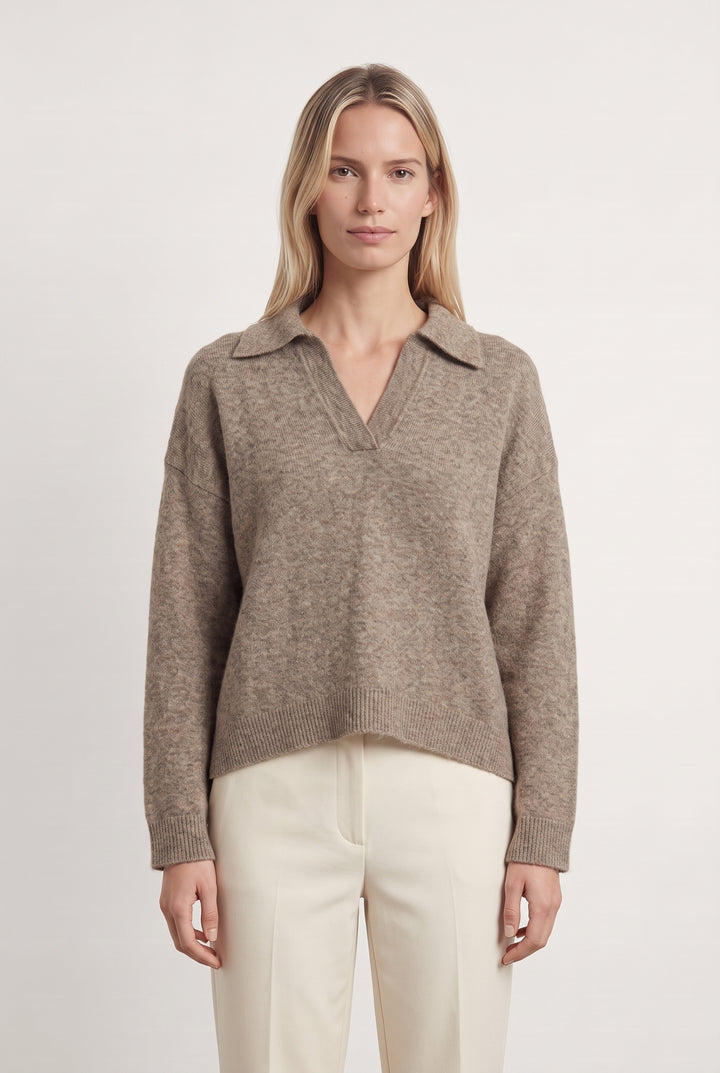 Pull Marron - Taille S/36 de la marque Suncoo | PARAD113638 - Vendu par Paradigme - Image 1