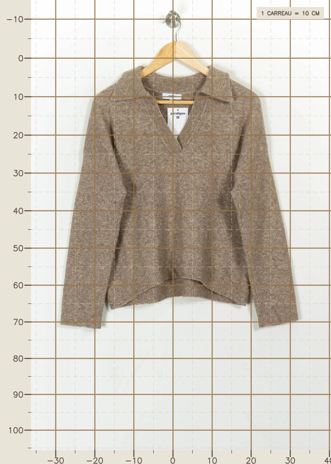 Pull Marron - Taille S/36 de la marque Suncoo | PARAD113638 - Vendu par Paradigme - Image 4