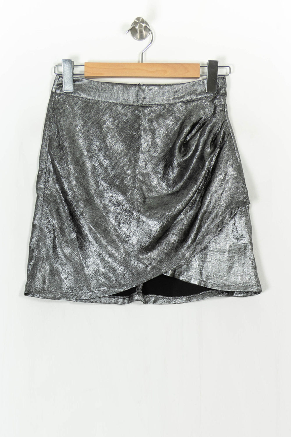 Jupe Drapée Grise - Taille S/36 de la marque SAAJ | PARAD113643 - Vendu par Paradigme - Image 2
