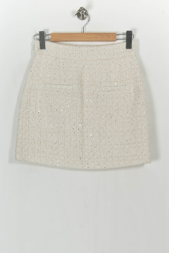 Jupe Courte Dorée - Taille S/36 de la marque ZAPA | PARAD113645 - Vendu par Paradigme - Image 5