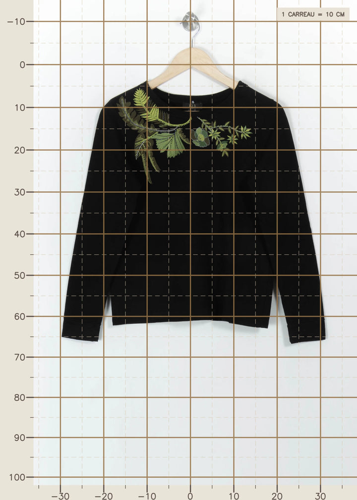 Sweatshirt Noir - Taille S/36 de la marque Maison 123 | PARAD113646 - Vendu par Paradigme - Image 4