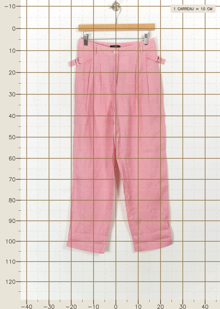 Pantalon Rose - Taille S/36 de la marque Caroll | PARAD113650 - Vendu par Paradigme - Image 4