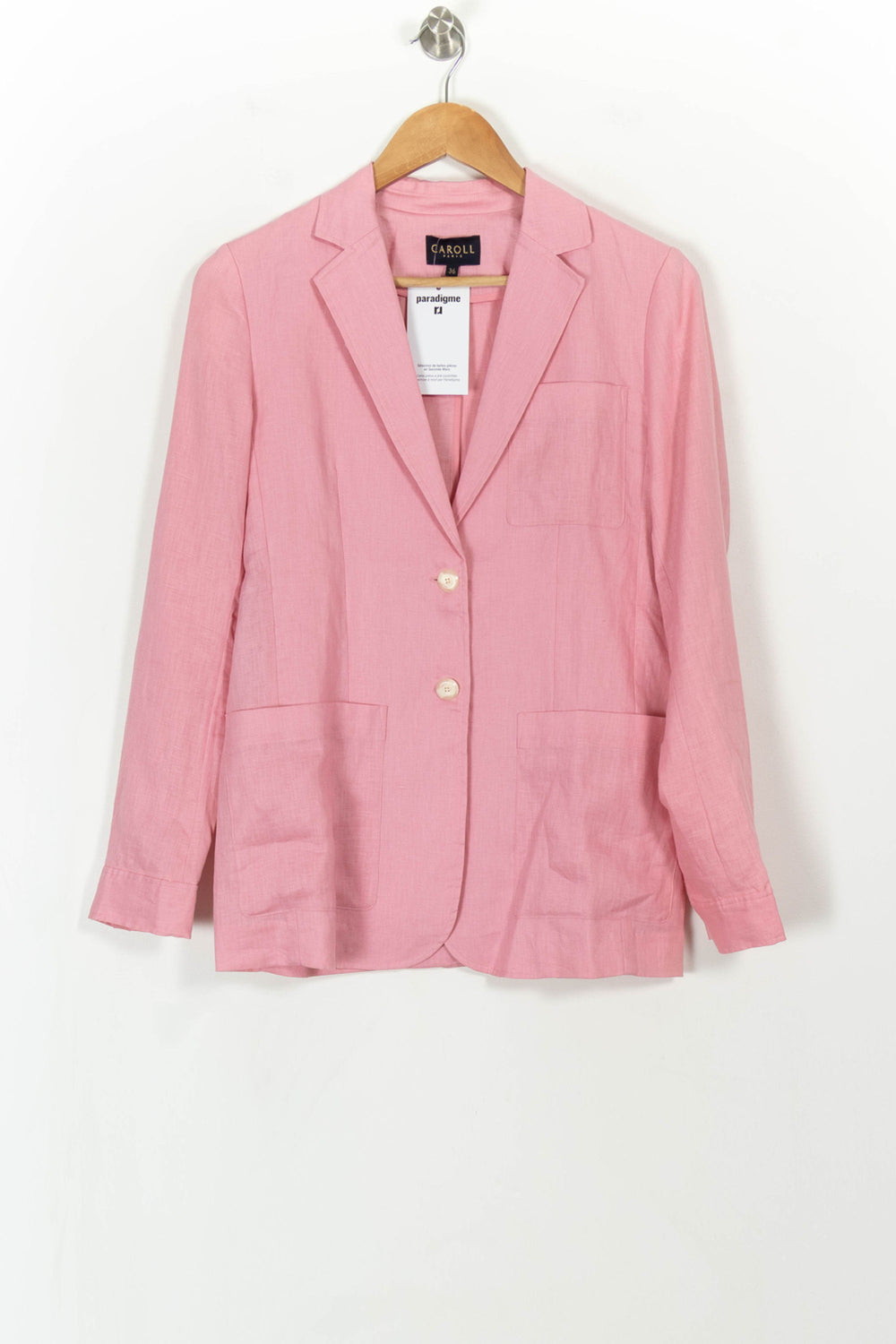 Blazer Rose - Taille S/36 de la marque Caroll | PARAD113651 - Vendu par Paradigme - Image 2