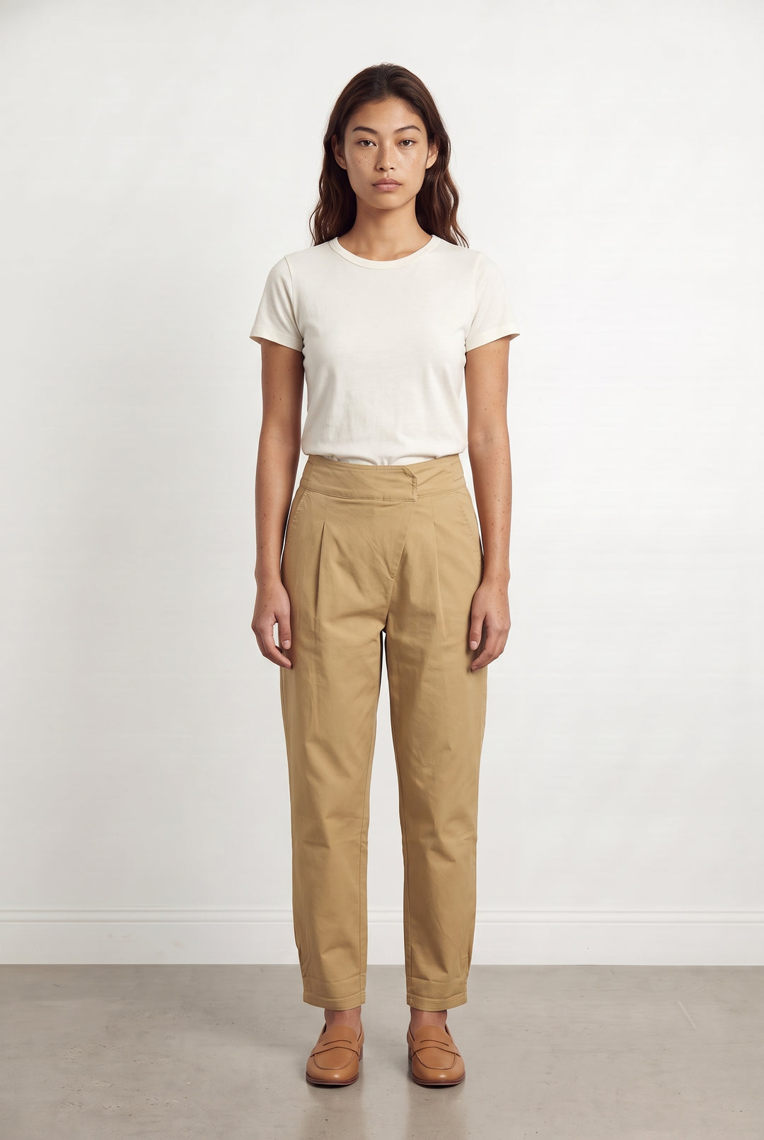 Pantalon Beige - Taille S/36 de la marque Caroll | PARAD113652 - Vendu par Paradigme - Image 1