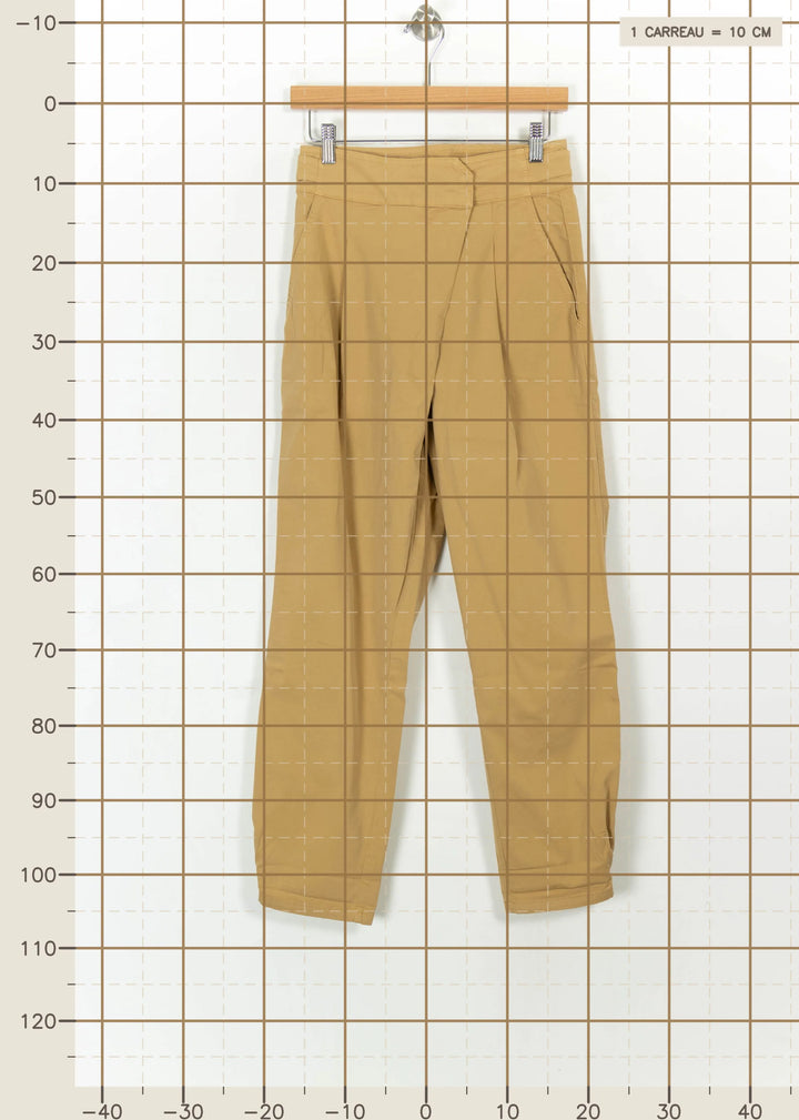 Pantalon Beige - Taille S/36 de la marque Caroll | PARAD113652 - Vendu par Paradigme - Image 4