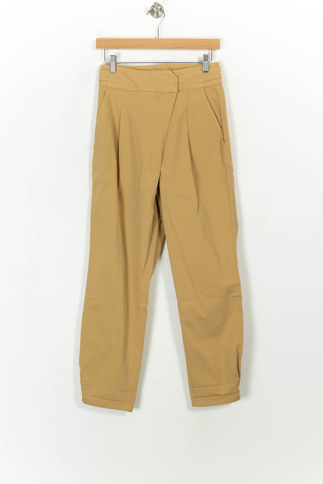 Pantalon Beige - Taille S/36 de la marque Caroll | PARAD113652 - Vendu par Paradigme - Image 2