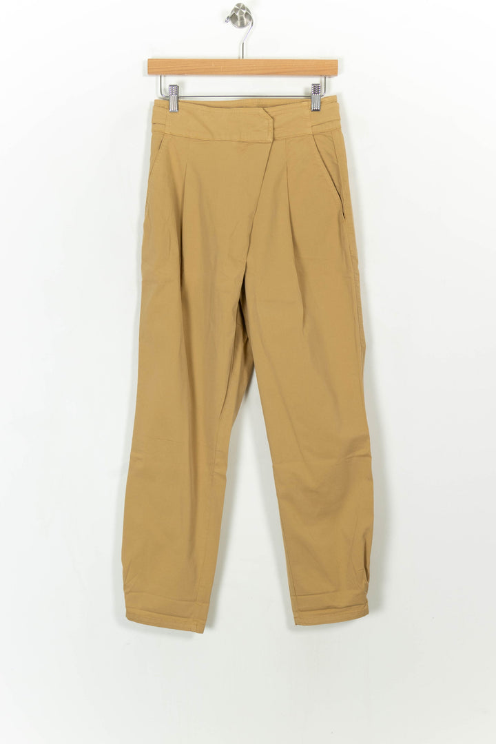 Pantalon Beige - Taille S/36 de la marque Caroll | PARAD113652 - Vendu par Paradigme - Image 2