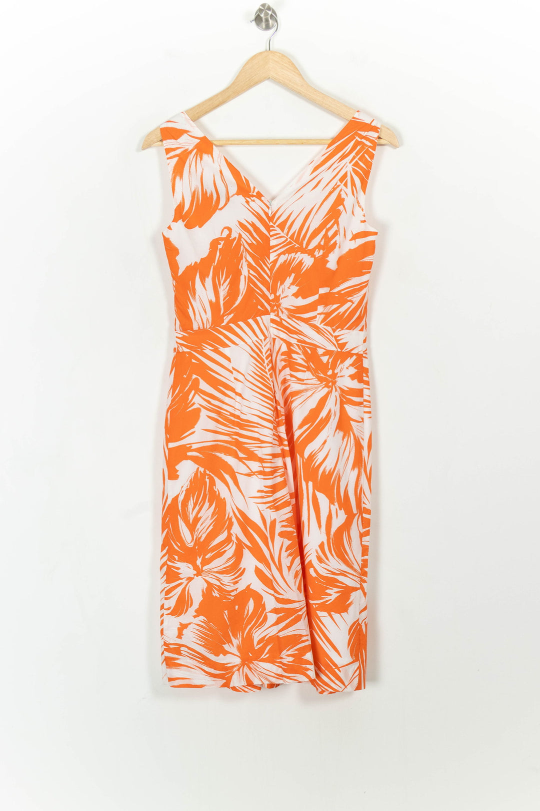 Robe Courte Orange et Blanche - Taille S/36 de la marque Caroll | PARAD113657 - Vendu par Paradigme - Image 5