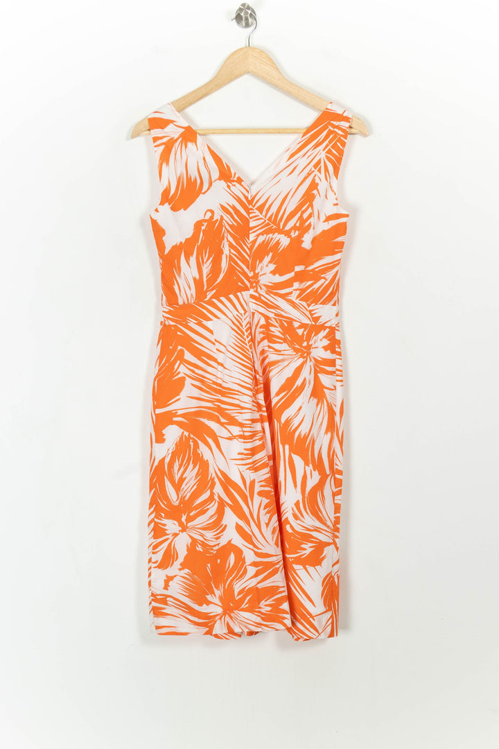 Robe Courte Orange et Blanche - Taille S/36 de la marque Caroll | PARAD113657 - Vendu par Paradigme - Image 5
