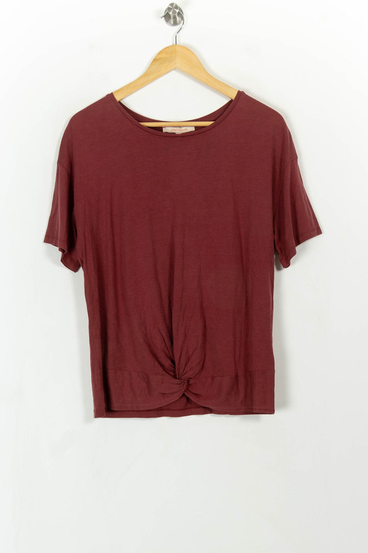Tee-shirt Bordeaux - Taille M/38 de la marque La Fée Maraboutée | PARAD113660 - Vendu par Paradigme - Image 2