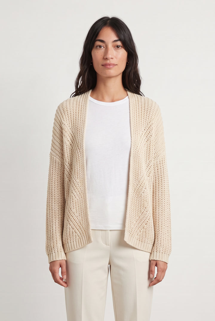 Gilet Beige - Taille S/36 de la marque La Fée Maraboutée | PARAD113666 - Vendu par Paradigme - Image 1