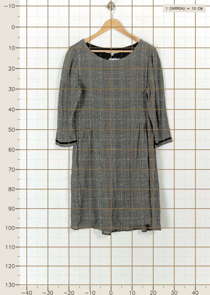 Robe Grise - Taille L/40 de la marque La Fée Maraboutée | PARAD113668 - Vendu par Paradigme - Image 4