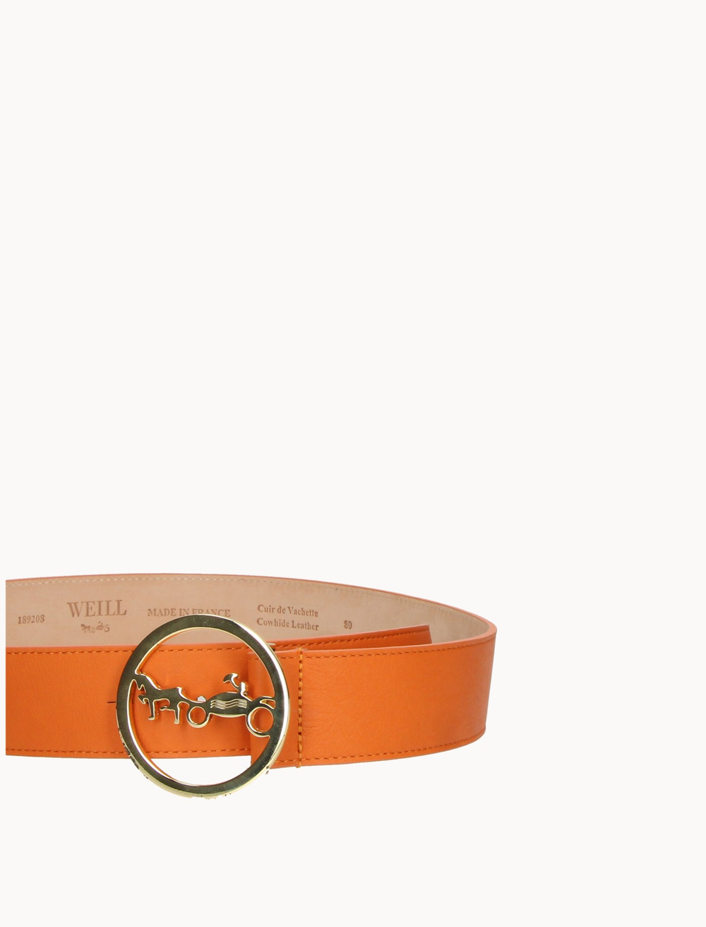Ceinture Orange - Taille S/36 de la marque Weill | PARAD113669 - Vendu par Paradigme - Image 2