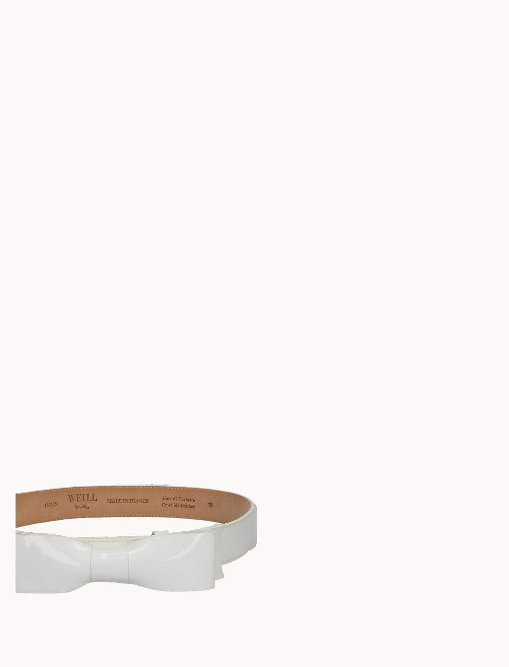 Ceinture Blanche - Taille S/36 de la marque Weill | PARAD113670 - Vendu par Paradigme - Image 2