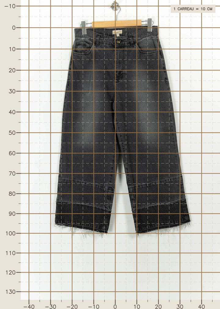 Jean Large Gris - Taille XL/42 de la marque La Fée Maraboutée | PARAD113672 - Vendu par Paradigme - Image 4