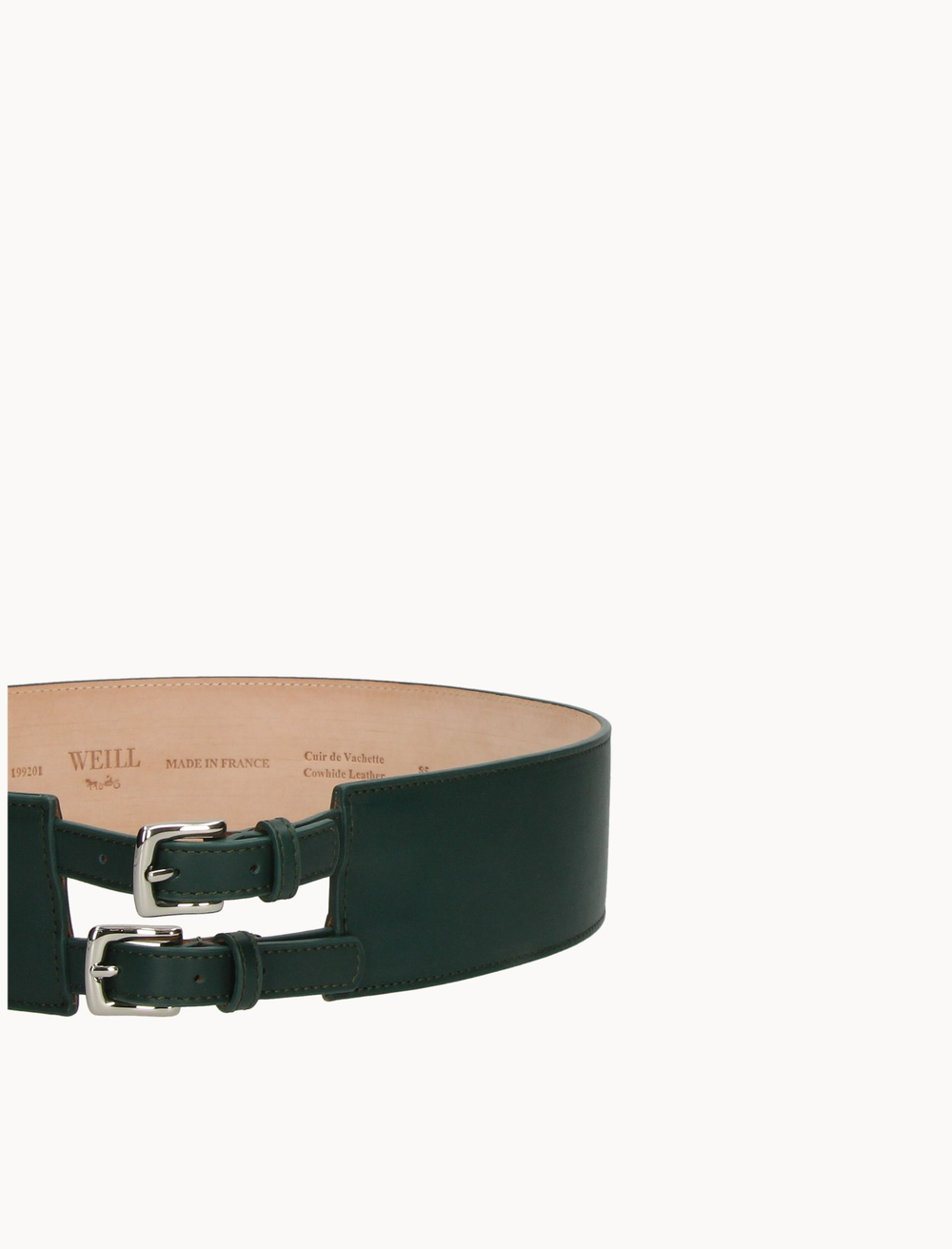 Ceinture Large Verte - Taille M/38 de la marque Weill | PARAD113675 - Vendu par Paradigme - Image 2