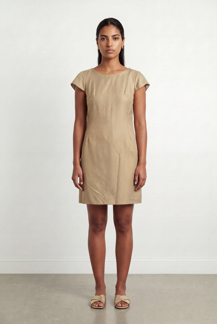 Robe Droite Beige - Taille L/40 de la marque Weill | PARAD113677 - Vendu par Paradigme - Image 1