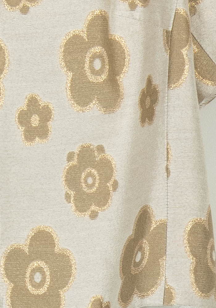 Veste Courte Beige et Dorée - Taille M/38 de la marque Weill | PARAD113681 - Vendu par Paradigme - Image 3