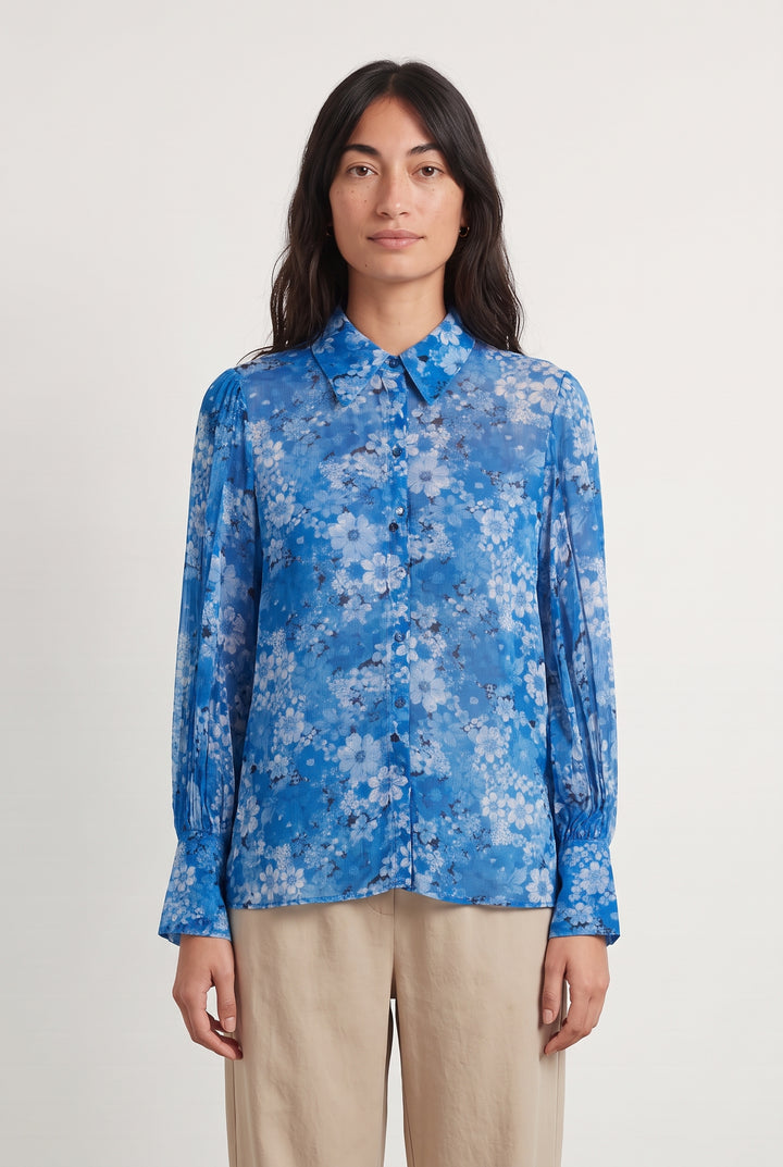 Chemisier Bleue - Taille M/38