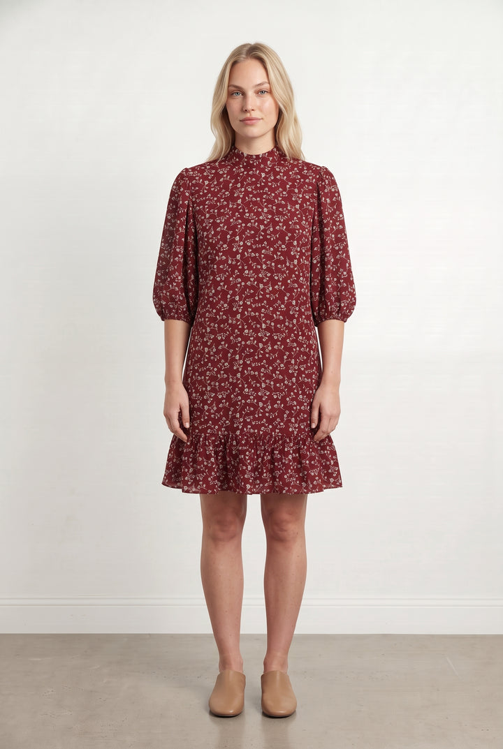 Robe Courte Bordeaux - Taille L/40