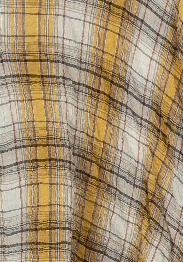 Chemise à Carreaux Jaune et Blanche - Taille XL/42 de la marque Gerard Darel | PARAD113732 - Vendu par Paradigme - Image 3