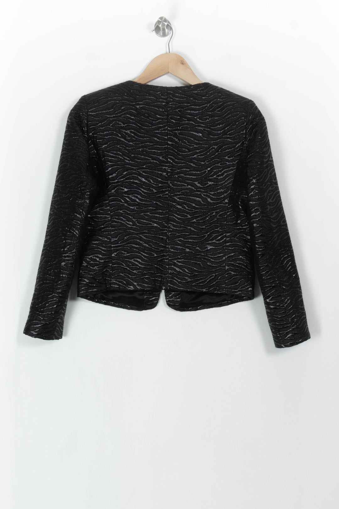 Veste Noire et Grise - Taille L/40 de la marque Sandro | PARAD113736 - Vendu par Paradigme - Image 5