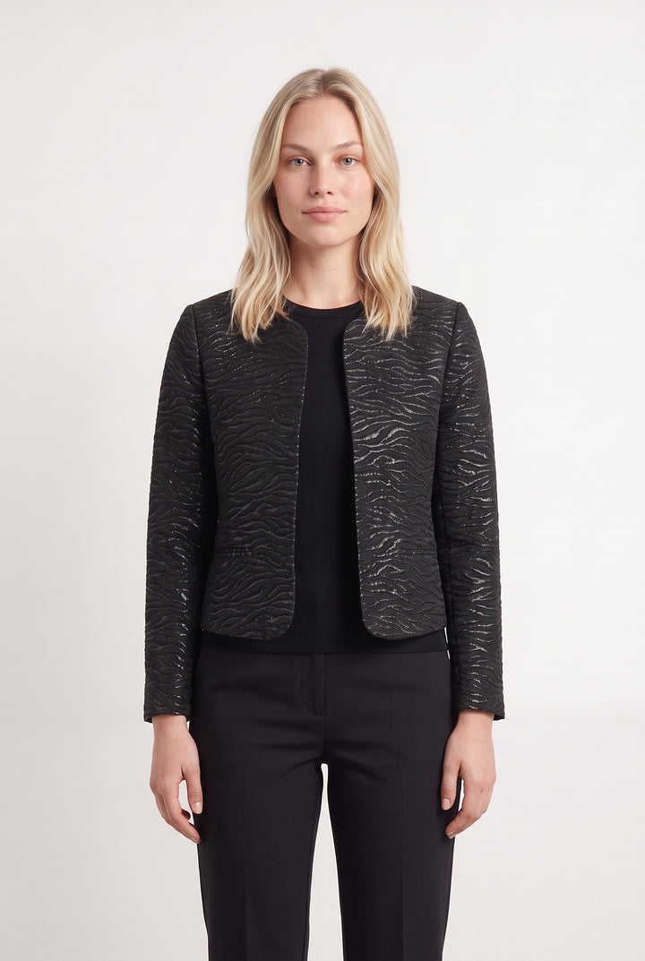 Veste Noire et Grise - Taille L/40 de la marque Sandro | PARAD113736 - Vendu par Paradigme - Image 1