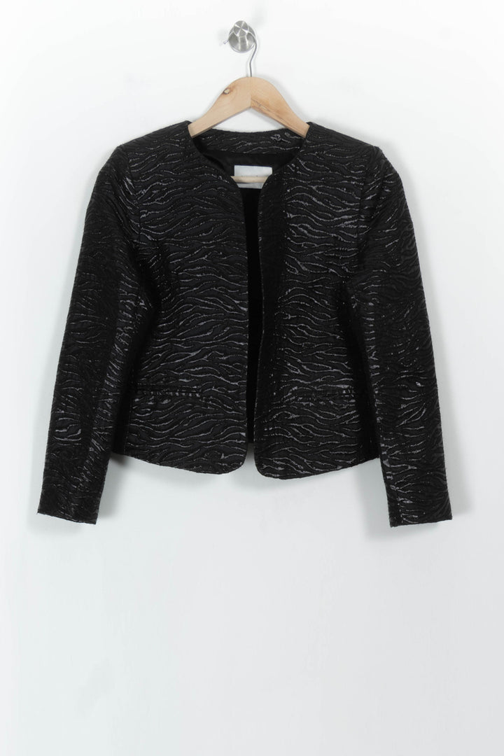 Veste Noire et Grise - Taille L/40 de la marque Sandro | PARAD113736 - Vendu par Paradigme - Image 2