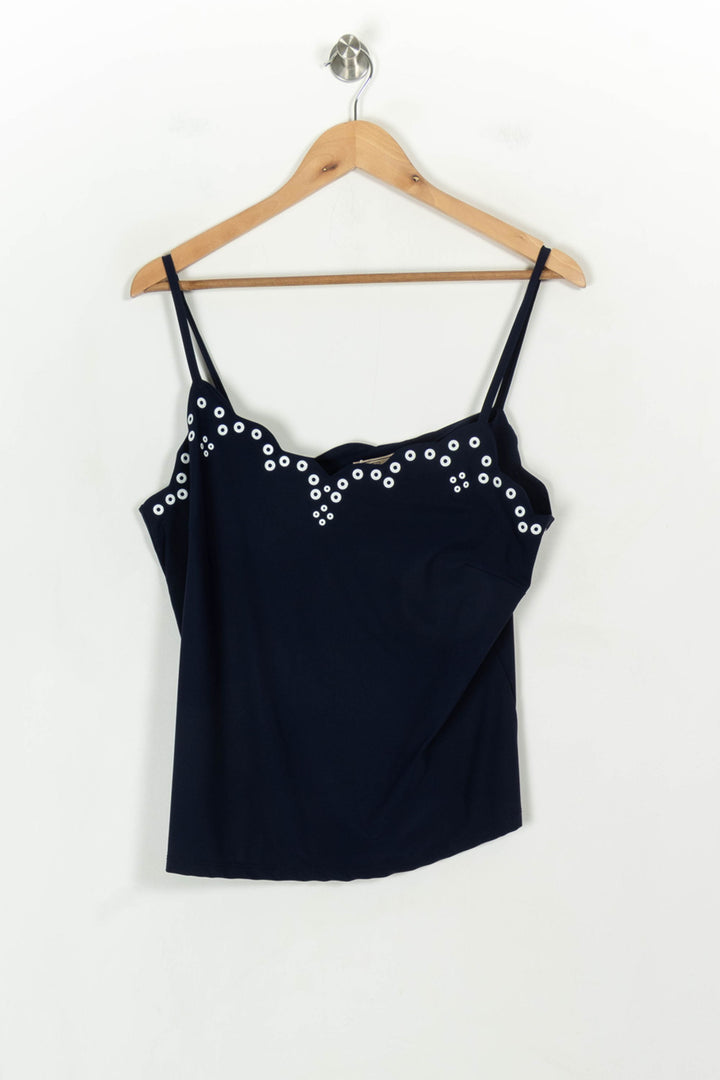 Débardeur Bleu et Blanc - Taille XL/42 de la marque Indies | PARAD113741 - Vendu par Paradigme - Image 2