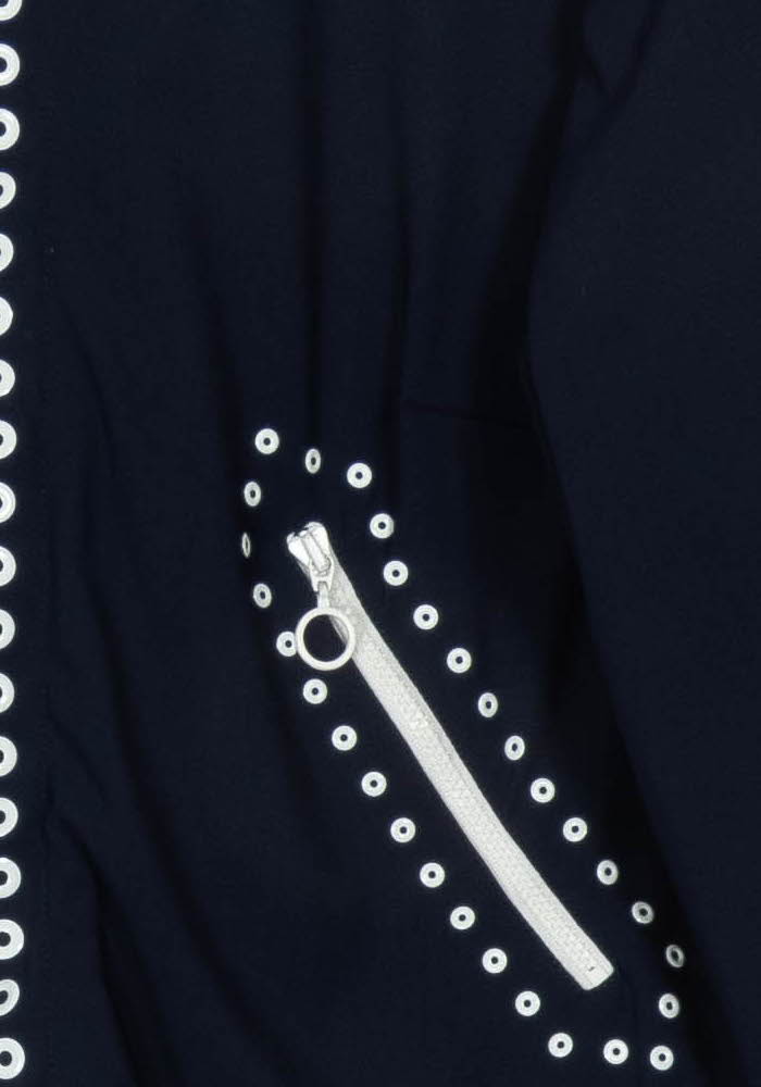Veste Bleu et Blanc - Taille XL/42 de la marque Indies | PARAD113742 - Vendu par Paradigme - Image 3