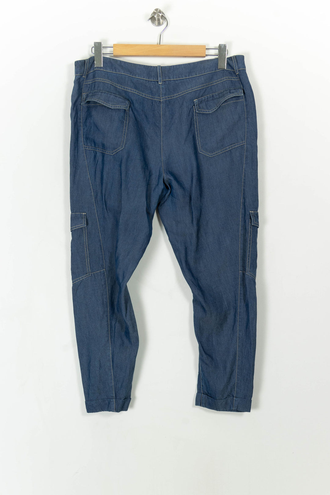 Pantalon Cargo Bleu - Taille XL/42 de la marque Indies | PARAD113743 - Vendu par Paradigme - Image 5