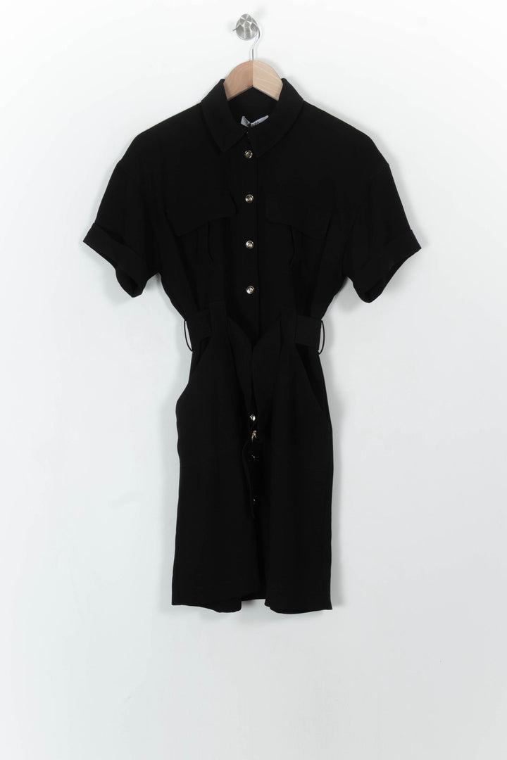 Robe Chemise Noire - Taille S/36 de la marque ZAPA | PARAD113744 - Vendu par Paradigme - Image 2