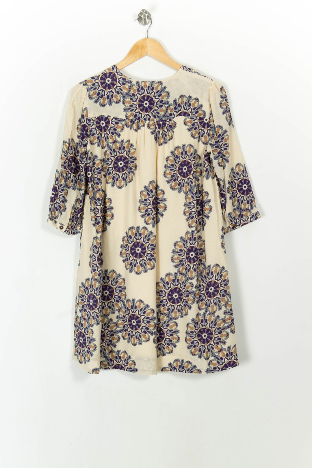 Robe Courte Beige et Violette - Taille S/36 de la marque Grace &amp; Mila | PARAD113745 - Vendu par Paradigme - Image 5