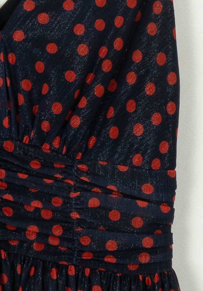 Robe Noire et Rouge - Taille S/36 de la marque La Fée Maraboutée | PARAD113746 - Vendu par Paradigme - Image 3